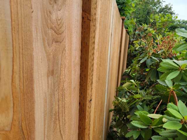Up Close Wooden Fence