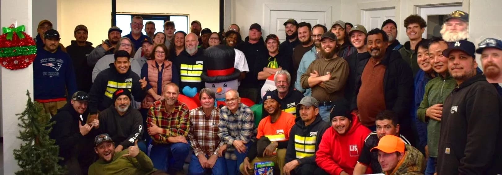 The Secoma Fence team gathered together