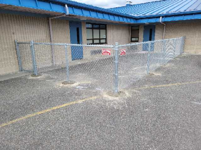 Chain link Fence With Gate