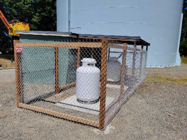 Chain link Fence Box