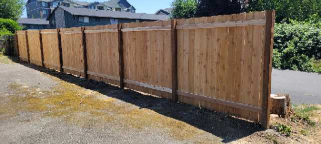 Wooden Fence with Gate